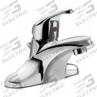 CLEVELAND FAUCET GROUP Bathroom Faucet: Cornerstone, Metal, Chrome Finish, 1.5 gpm Flow Rate, Arc (MPN CA40711). Key specifications — Includes: Spacer; Brand: CLEVELAND FAUCET GROUP; Series: Cornerstone.