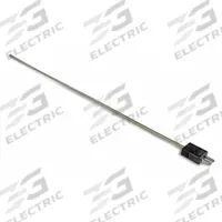 DAYTON Thermocouple Probe: -346°F to 2,193°F /-210°C to 1,200°C, Type J, Rounded Tip, 24 in Probe Lg (MPN 36GL07). Key specifications — attr1275752: 20 AWG; attr1275757: 24 in; attr1275763: ±1.1 % Below 293 °C, ±0.4 % Otherwise; attr1275765: 36GL07; attr1275769: DAYTON; attr1434700: Weld.