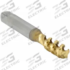 OSG Spiral Flute Tap: 1/4"-20 UNC, 2B, 3 Flute, Bottoming Chamfer, TiN Coated High Speed Steel (MPN 2985605)