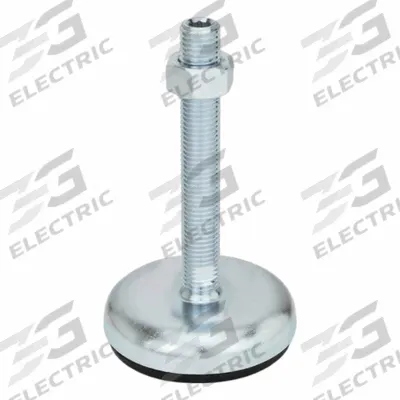 JW WINCO Male-End Leveling Mount: Swiveling Stud, 5/8"-11 Thread Size, 3.15 in - Non-Skid Male Leveling Mounts