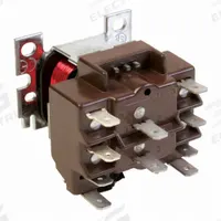 Switching Relay: DPDT, Normally Open, 24V AC Coil (MPN R8222D1014). Key specifications — Manufacturer Part Number: R8222D1014; Brand: HONEYWELL HOME; Contact Form: DPDT; Low Voltage Contact Form: DPDT.