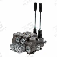 HYDRO CUSTOM Hydraulic Directional Control Valve: Four-Way / Three Positions, 13 gpm Flow Rate - Max (MPN 228314). Key specifications — Actuation Mechanism: Manual; Port Connections: Inlet; Spool Action: Spring Center To Neutral; Work Connection Size: #8; Work Connection Type: SAE O-Ring Boss; Brand: HYDRO CUSTOM; Pressure Connection Size: #10.
