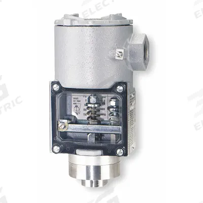 MERCOID Pressure Switch: 30 psi – 500 psi, SA1100 Series, 1 Pressure Connection Ports - Hazardous-Location Machine Tool Pressure Switches
