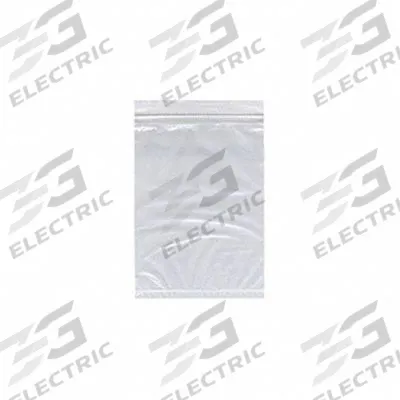 APPROVED VENDOR Reclosable Bag: 2 mil Thick, 6 in Wd, 9 in Lg, Hang Hole Not Included - Single-Zip Reclosable Poly Bags