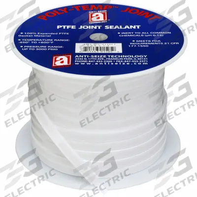ANTI-SEIZE TECHNOLOGY Gasket-Making Tape: 1/2 in x 150 ft, 0.2 in Thick, -450°F to 600°F - PTFE Gasket-Making Tape
