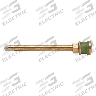 HALTEC Tire Valve: Tire Valve, Clamp-In, 180° Valve Stem Angle, Straight, Std Bore Valve Size - Tire Valve Stems