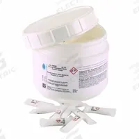 HACH Fluoride Ionic Strength Adjustor: Powder, 0.01 mg/L to Saturated, Pack, 110-15-6, 258999, 100. Key specifications — Brand: HACH; CAS Number: 110-15-6; Concentration: 0.01 mg/L to Saturated; Container Type: Pack; Form: Powder; Manufacturer Part Number: 258999; Product Type: Fluoride Ionic Strength Adjustor Powder Pillows.