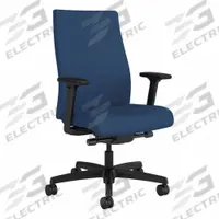 HON Office Chair: Ignition 2.0, Ht/Left/Right Slide, Blue, Vinyl Material, 25 in Back Ht (MPN HONI2U2ASX04NTK). Key specifications — attr995518: Ignition 2.0; attr982877: Black; attr982913: Yes; attr982865: Blue; attr982870: HON; attr982901: Blue.