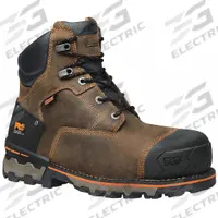 TIMBERLAND PRO 6-Inch Work Boot: Men's, Size 15, W, Brown, Composite Toe Cap, Removable Insole (MPN TB192615214). Key specifications — Footwear Width: W; Gender: Men's; Insulated: No; Metal Chip-Resisting Sole: Yes; Puncture-Resistant Sole: No; Removable Insole: Yes; Brand: TIMBERLAND PRO; Chemical-Resisting Sole: Yes.