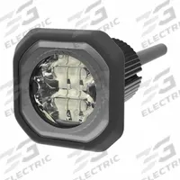 CODE 3 Warning Light: Emergency Vehicle Perimeter Light, Blue, 15.1 W Watt, Clear, SAE J595 Class 1 (MPN MICROPAK-B). Key specifications — Brand: CODE 3; Lens Color: Clear; Number of Flash Patterns: 29; Installation Type: Permanent; Operating Voltage: 12-24V.