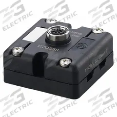 IFM Active Power Distributor: AS-i Flat Cable to M12, Industrial, 2 A Current Rating, 31.6V DC, IP65 (MPN E70588). Key specifications — IP Rating: IP65; Brand: IFM; Voltage Rating: 31.6V DC; Application: Industrial.