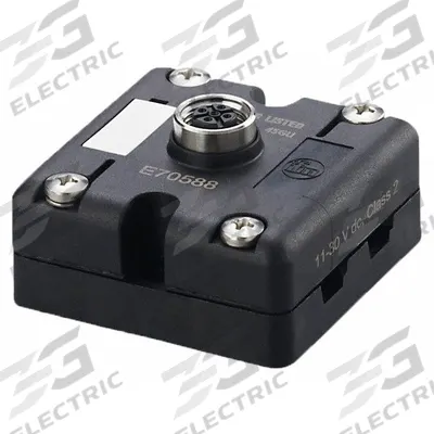 IFM Active Power Distributor: AS-i Flat Cable to M12, Industrial, 2 A Current Rating - AS-Interface Active Power Distribution Boxes