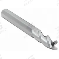 CLEVELAND Square End Mill: Carbide, 3 Flute, 3/8" Mill Dia, 1/2" LOC, 2" OAL (MPN C60627)