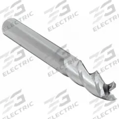 CLEVELAND Square End Mill: Carbide, 3 Flute, 3/8" Mill Dia, 1/2" LOC, 2" OAL (MPN C60627)