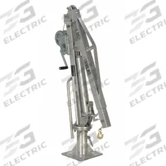 VESTIL Jib Crane: Steel, Manual, 1,000 lb Max. Load Capacity, 0 in to 7.2 ft, 31 in to 52 in (MPN WTJ-4-G). Key specifications — Material: Steel; Brand: VESTIL; Included Base Type: Pedestal; Body Material: Steel.