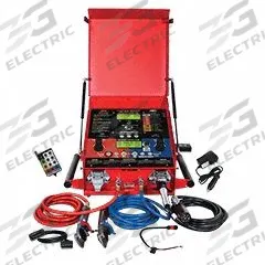 INNOVATIVE PRODUCTS OF AMERICA TRAILER TESTER: Stationary, Semi-Trailers, Steel, 7-Way Cable (MPN 5510A-L4). Key specifications — Compatible Trailer Type: Semi-Trailers; Connector Type: 7-Way Cable; Anti-Lock Brake Diagnostics: ABS Tests; Includes: Battery Charger; Operating Voltage: 12/24V DC; Brand: INNOVATIVE PRODUCTS OF AMERICA; Control Type: Remote; Includes Batteries: Batteries Included.
