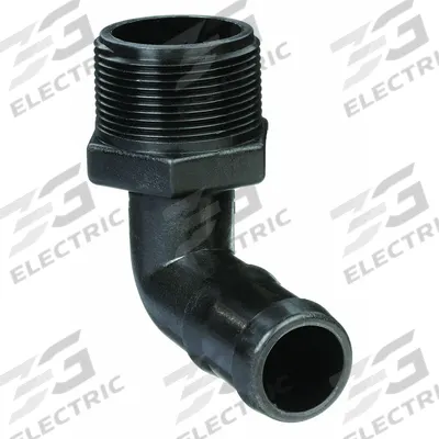 BANJO Barbed Hose Fitting: For 1 1/4 in Hose I.D., Hose Barb x NPT - Polypropylene Multipurpose (Air, Water, Chemical) Rigid Barbed Hose Fittings