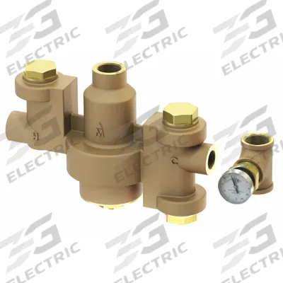 ACORN CONTROLS Thermostatic Mixing Valve: For Hot Water/Water Media, Thermostatic, Brass - Emergency Fixture Mixing Valves
