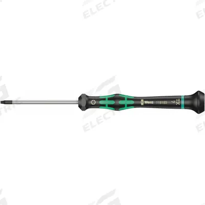WERA General Purpose Torx Screwdriver: Kraftform, Std Lg, Torx Tip, Friction - Precision Torx Screwdrivers