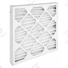 GRAINGER Pleated Air Filter: 16 in x 16 in x 2 in, MERV 8, Antimicrobial (MPN 2EKE8). Key specifications — Media Material: Synthetic; Brand: GRAINGER; Frame or Header Material: Beverage Board.
