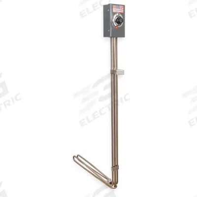 TEMPCO Drum Immersion Heater: 115V AC, 1,000 W Watts, 60°F to 250°F, Stainless Steel - Drum Immersion Heaters