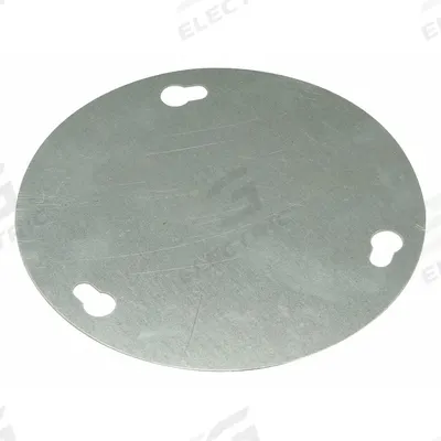 ZURN Cover: 8 in Overall Dia, 0 in Overall Ht, Carbon Steel, Galvanized, Silver - Covers for Floor Drains