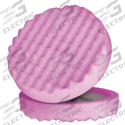 3M Finishing Pad: Pad, Hook-and-Loop, Foam, 8 in Outside Dia, Purple, 2,000 RPM Max Speed - Vehicle Finishing Pads