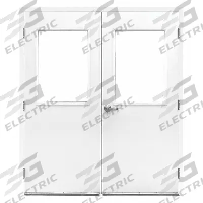 PORTA-FAB Cleanroom Door: 84 in x 72 in (MPN 6070DG) - Doors for Cleanrooms