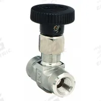 PARKER Needle Valve: Inline Valve Body, 316 Stainless Steel, Integral Bonnet, 1/4 in Pipe Size, NPT (MPN 4F-V6LN-SS). Key specifications — For Media: Oil; Standards: ISA S75.02; Brand: PARKER; Valve Series: V; Stem Type: Regulating; Connection Gender - Side 2: Female; Connection Gender - Side 1: Female; Connection Type - Side 1: NPT.