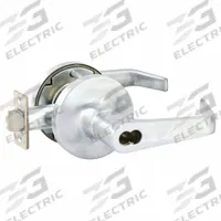 FALCON LOCK Door Lockset: Office Lever Locksets, Chrome, ADA Compliant (MPN T511BD D 626). Key specifications — attr1024149: Not Ligature-Resistant; attr1011488: FALCON LOCK; attr1024446: F109; attr1011524: No Message; attr1011506: Dane; attr1011485: Yes; attr1059461: Satin Chromium-Plated : Zinc.