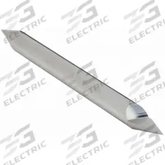 APPROVED VENDOR Engraving Tool: Pointed, Double End, Carbide, 30° Tip Angle, 0.008" Tip Dia, 3" OAL (MPN 723-187300)