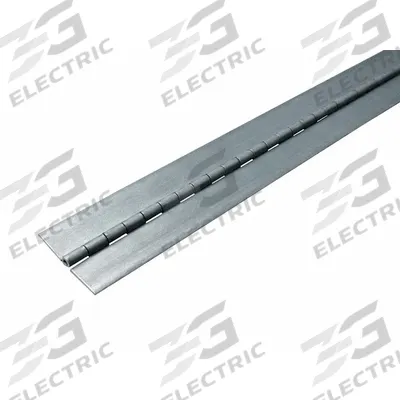 MONROE PMP Piano Hinge: Steel, 72 in Leaf Ht, 3 in Leaf Wd - Full Surface-Mount Piano Hinges