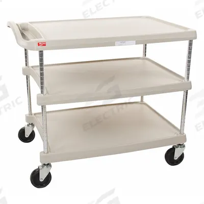 INSTOCK Laboratory Utility Cart: 31 1/2 in Overall Lg, 18 3/8 in Overall Wd, 35 1/2 in Overall Ht - Lab Carts