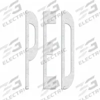 RAE Preformed Thermoplastic Pavement Markings: Ped, White, 8 ft Lg, 4 1/2 ft Wd, Pavement (MPN PR-TH-3640). Key specifications — Legend: Ped; Brand: RAE; Color: White; Adhesion Method: Hand Torch; Material: Thermoplastic.