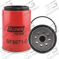 BALDWIN FILTERS Fuel Filter: Spin-On, 4 5/16 in Outside Dia, 1"-14 Thread Size, Cellulose, BF9871-O. Key specifications — attr1137520: BF9871-O; attr434022: BALDWIN FILTERS; attr427730: Cellulose; attr427731: 3-3/4-10 2B Buttress Bowl Thread; attr1017112: Buses; attr1017113: Sterling.