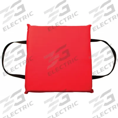 ONYX Throwable Flotation Aid: 20 lb Buoyancy, Flotation Cushion, Red - Foam Floatation Cushions