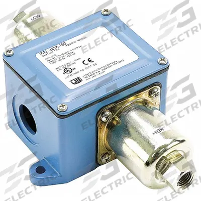 UNITED ELECTRIC Differential Pressure Switch: Mfr Part # J21K-150 - Replacement HVACR Controls, Switches & Thermostats