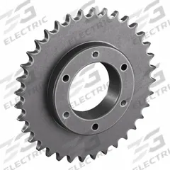 TRITAN Bushed Roller Chain Sprocket: For 40 Chain, 36 Teeth, 5.737 in Pitch Dia, 6.02 in Outside Dia (MPN 40SDS36). Key specifications — Brand: TRITAN; Required Bushing Series: SDS.
