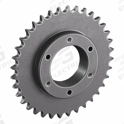 TRITAN Bushed Roller Chain Sprocket: For 40 Chain, 36 Teeth, 5.737 in Pitch Dia - Size 40 Bushed-Bore Roller Chain Sprockets