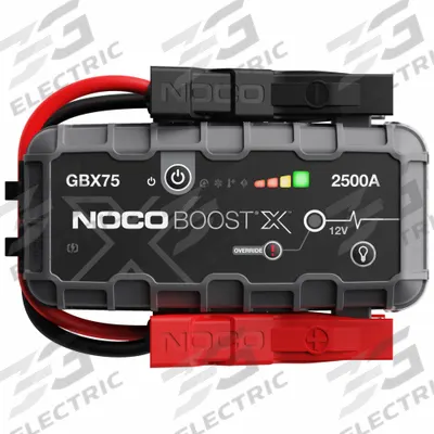 NOCO Jump Starter: Boosting, For 12 V Battery Volt, USB, For Lead Acid - Handheld Power & Jump Starters