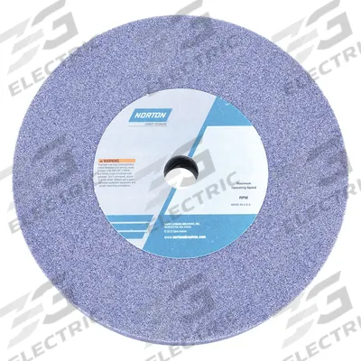 NORTON Straight Grinding Wheel: Type 1, 12" x 1" x 3" - Grinding Wheels for Moderate-to-Heavy Grinding of Tool Steels