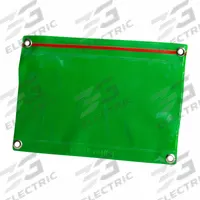 GROTE Vinyl Permit Holder: Aluminum/Vinyl, 8 7/16 in Overall Lg, 5 1/4 in Overall Wd (MPN 43411). Key specifications — Brand: GROTE; Material: Aluminum; Vinyl.