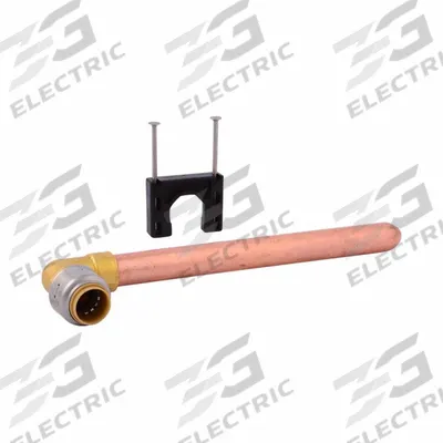 SHARKBITE Push-Fit Fitting Caps and Plug: 5/8 in OD Size, Push-to-Connect, Brass - Standard Brass Push-to-Connect Tube Fittings