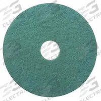 GRAINGER Burnishing Pad: Aqua, 13 in Dia, Nylon/Polyester, 3,000 RPM Max Speed, Round, 5 PK (MPN 402W33). Key specifications — Shape: Round; Material Group: Synthetic Fiber; Brand Name: Grainger.