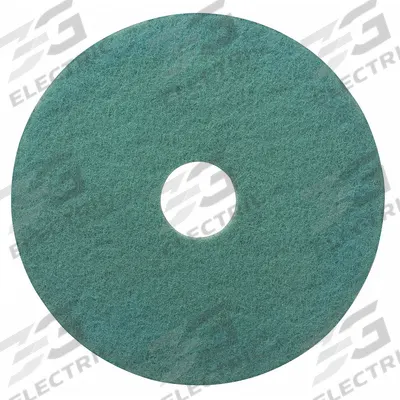 GRAINGER Burnishing Pad: Aqua, 13 in Dia, Nylon/Polyester, 3,000 RPM Max Speed, Round - Burnishing Pads