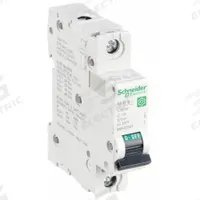 SCHNEIDER IEC Supplementary Protector: 1 A Amps, 60V DC, 14kA at 120/240V AC, Screw Clamp, C60SP, C (MPN M9F22101). Key specifications — Brand: SCHNEIDER; Terminal Connection: Screw Clamp; DC Voltage Rating: 60V DC; Max. AIR Rating: 14kA at 120/240V AC; Series: C60SP; AC Voltage Rating: 240/415V AC; Curve Type: C.