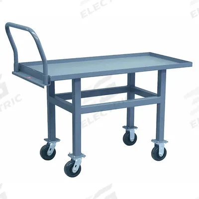 JAMCO Platform Truck: 2,000 lb, 48 in L x 24 in W x 25 in H Deck, Solid, 12 ga Deck - Work-Height Platform Trucks