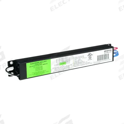 APPROVED VENDOR Fluorescent Ballast: 120 to 277V AC, 2/3 Lamps Supported - Instant Start Electronic Fluorescent Ballasts