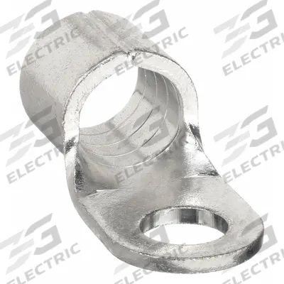 BURNDY Ring Terminal: Bare, 3/8 in Stud Size, 3/0 AWG to 3/0 AWG Wire Sizes - Non-Insulated Ring Terminals