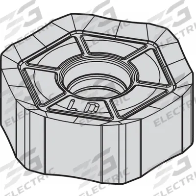 WIDIA Hexagon Milling Insert: HNGJ535ANENLD, HNGJ0905ANENLD (MPN 3330950) - Machining
